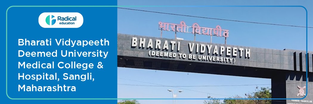 Bharati Vidyapeeth Deemed University Medical College & Hospital Sangli Maharashtra 2026-27