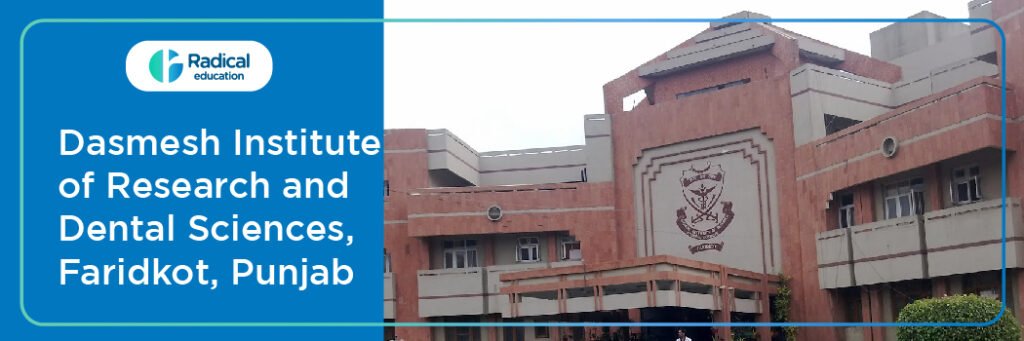 Dasmesh Institute of Research and Dental Sciences Faridkot Cut off 2024-25 (updated)