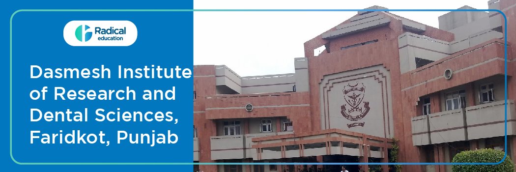 Dasmesh Institute of Research and Dental Sciences Faridkot Cut off 2024-25 (updated)