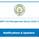 Andhra Pradesh NEET UG Management Quota 2025 Counselling Begins