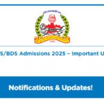 Andhra Pradesh MBBS/BDS Admissions 2025