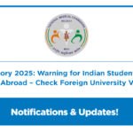 NMC Advisory 2025