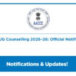 AACCC AYUSH UG Counselling 2025–26: Official Notification Released