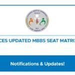 NMC Announces Updated MBBS Seat Matrix for 2025–26