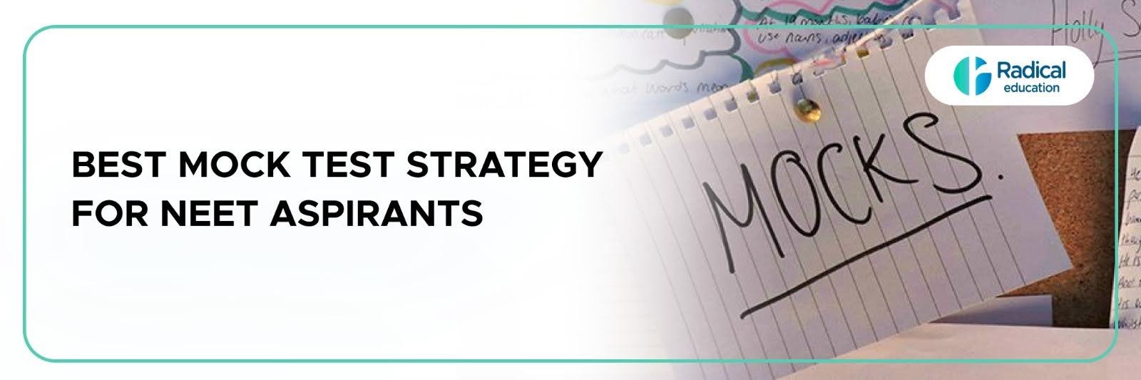 NEET 2026 Mock Test Strategy: How to Prepare For Re-NEET